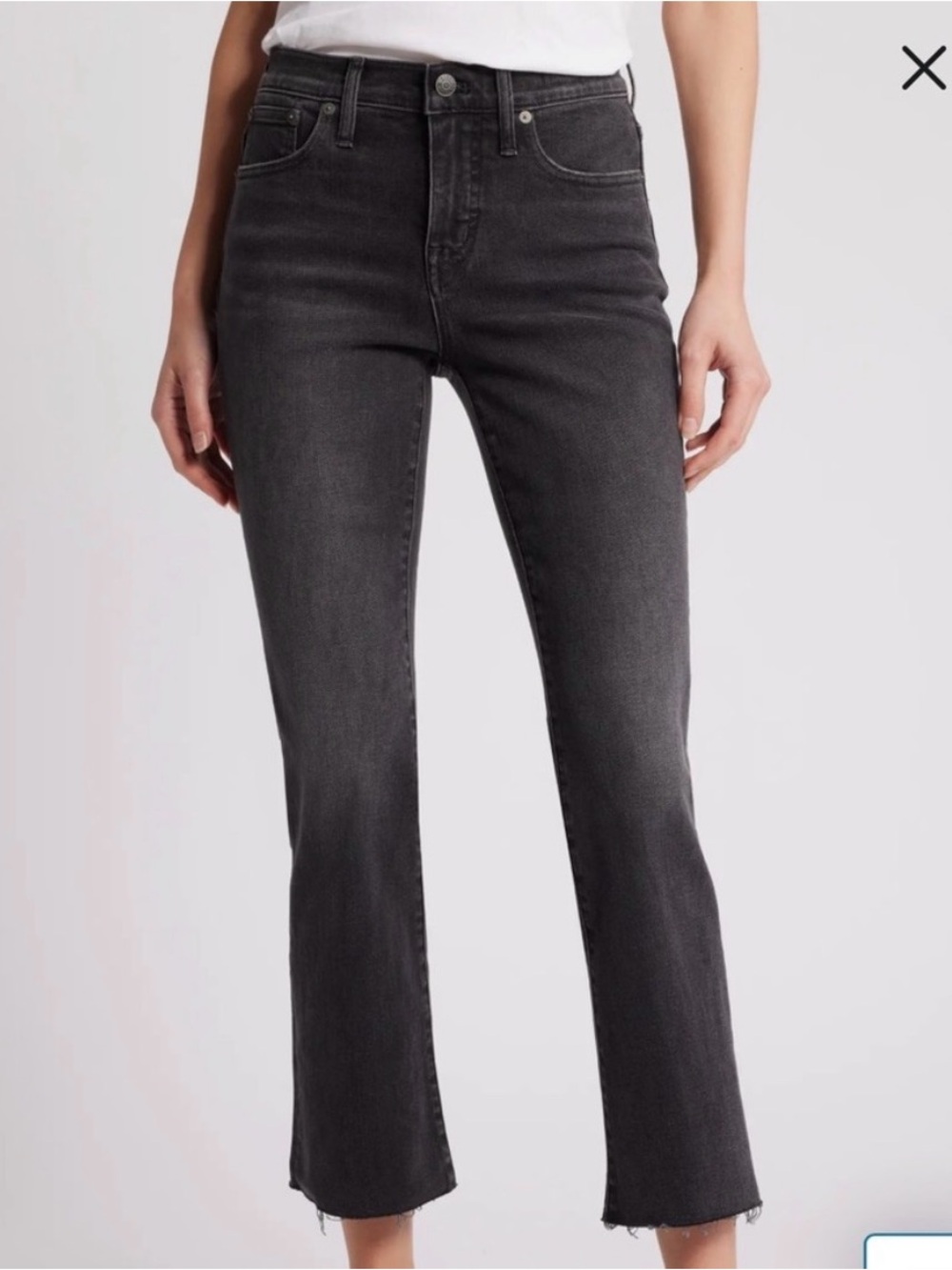 Madewell Stovepipe black jeans